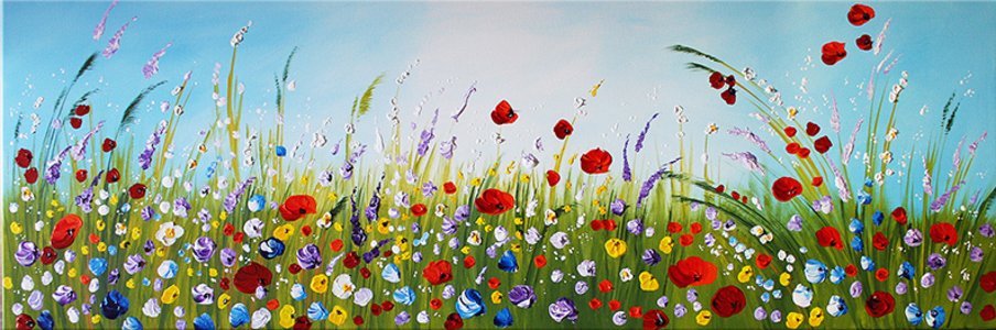 Flower Meadow kunst  kopen